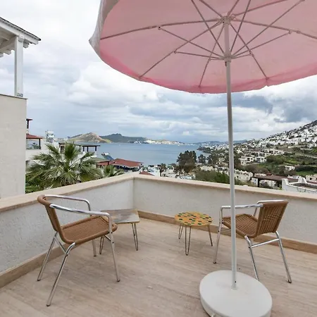 Spacious With Terrace And Sea View In Bodrum *